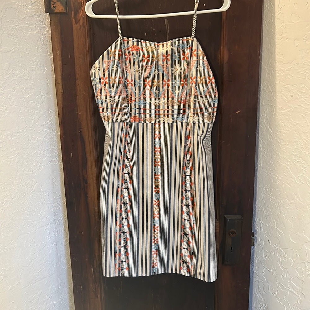 Altar’d State Large Embroidered Mini Dress